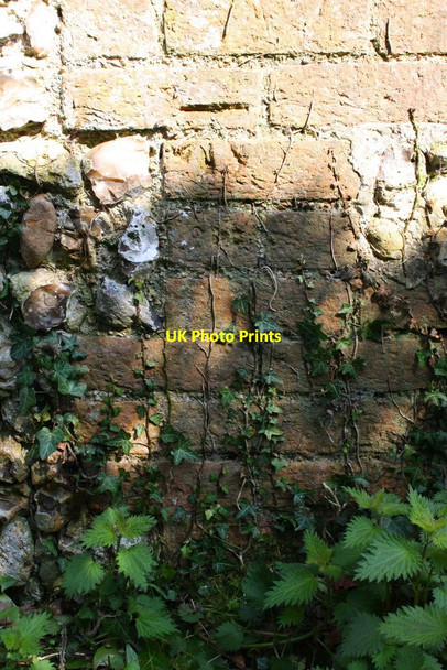 Photo 6"x4" Benchmark on stable block at The Old Barn House Hook End\/SU6681 c2017