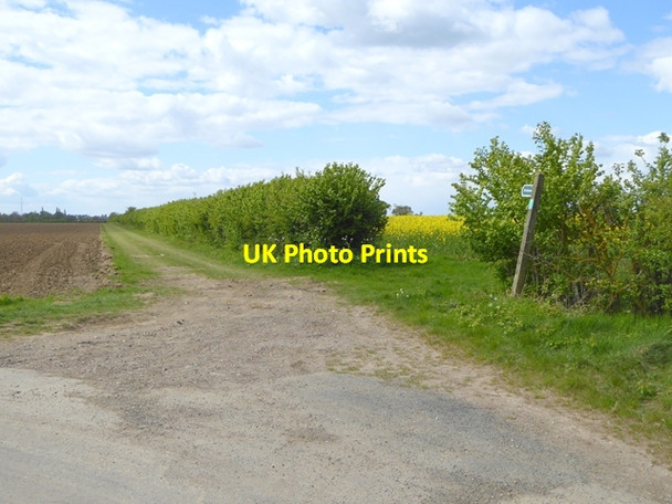 Photo 6"x4" Bridleway from Wood House to Low Farm, Dallinghoo Dallinghoo c2017
