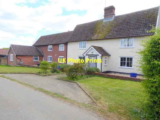 Photo 6"x4" Houses at Dallinghoo Dallinghoo c2017