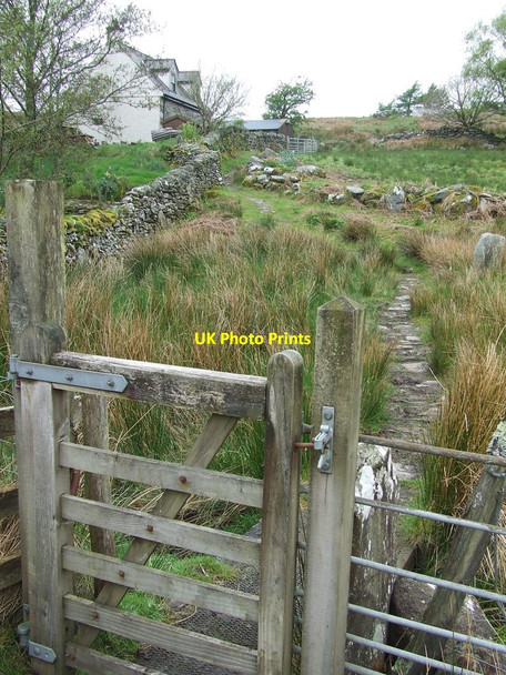 Photo 6"x4" Gate And Footpath Bethania\/SH6250 c2017