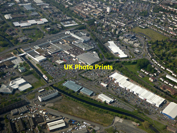 Photo 6"x4" Clydebank from the air Clydebank\/NS4970 c2017