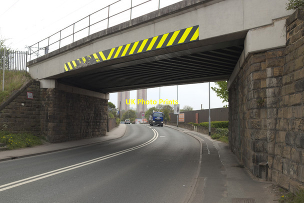 Photo 6"x4" Railway Bridge, Elland Road Far Royds c2017