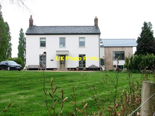 Photo 6"x4" Broad Hall Farm (farmhouse) Rockland St Mary c2017