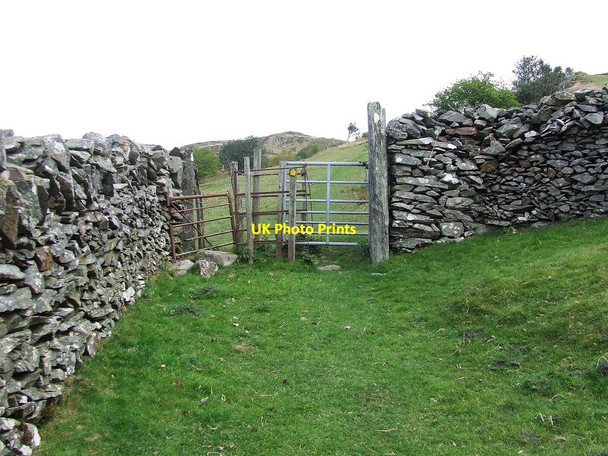 Photo 6"x4" Kissing Gate And Walls Hawddamor c2017