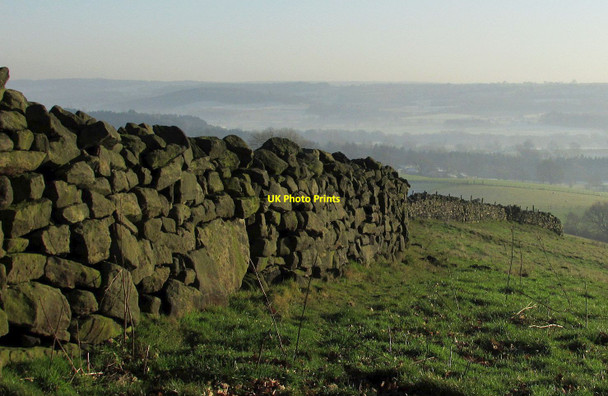 Photo 6"x4" Wall near Round Hill Newby\/SE2647 c2016