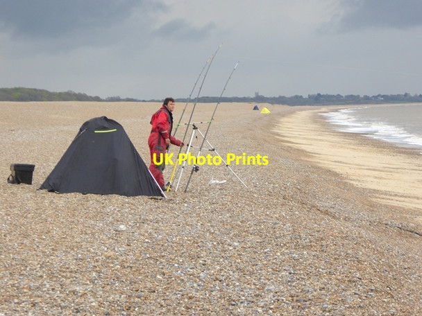 Photo 6"x4" Sea angler on Dunwich beach Dunwich c2017