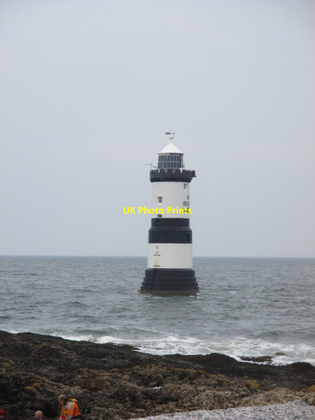 Photo 6"x4" Trwyn Du lighthouse, Penmon Penmon c2017