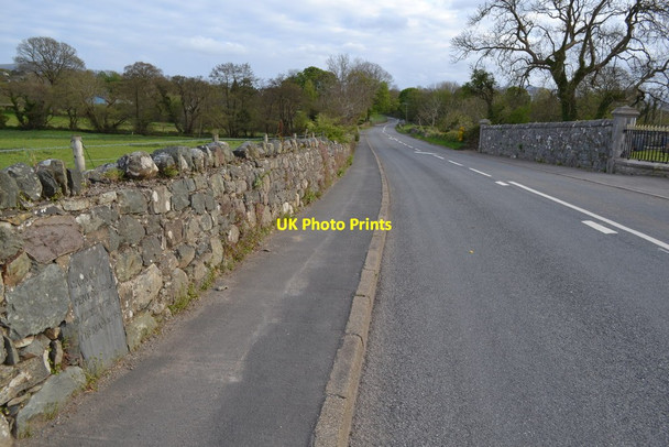 Photo 6"x4" Milestone On Former A487 Bethesda\/SH4656 c2017