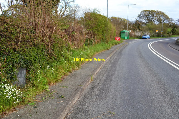 Photo 6"x4" Milestone On Former A487 Bethesda\/SH4656 c2017