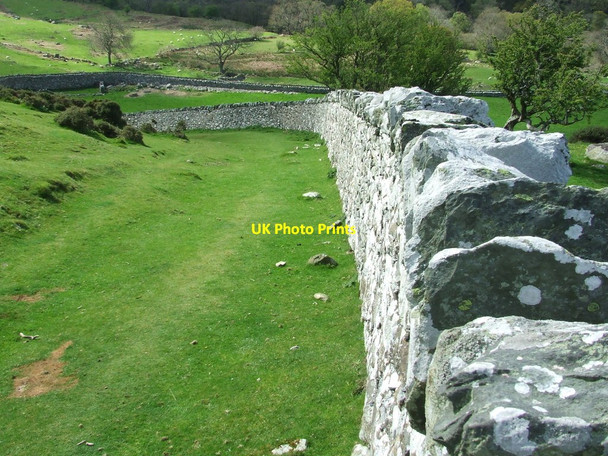 Photo 6"x4" Stone Wall Gorddinog c2017