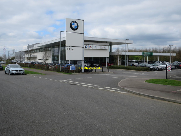 Photo 6"x4" Elms BMW, Cambourne Cambourne c2017