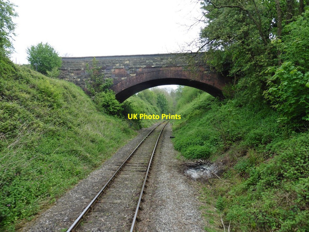 Photo 6"x4" Lane to Doulting crosses the East Somerset Railway Doulting c2017