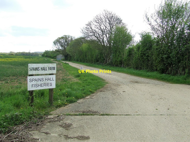 Photo 6"x4" Entrance To Spains Hall Farm Duck End\/TL6833 c2017