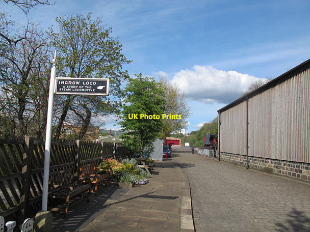Photo 6"x4" KWVR - Ingrow West station yard Keighley c2017