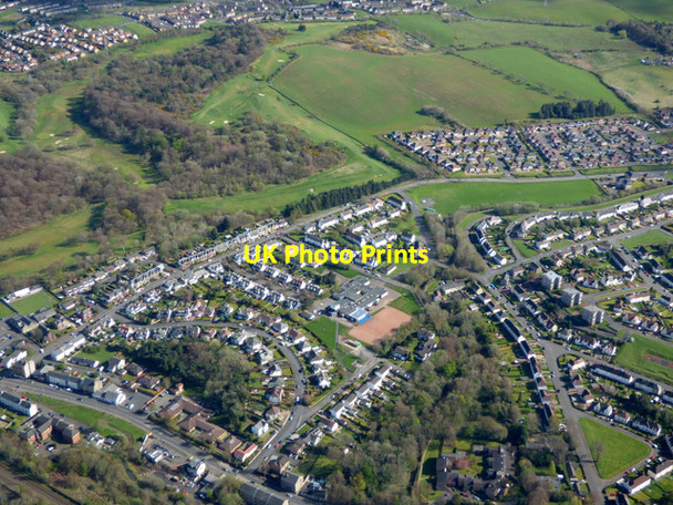 Photo 6"x4" Elderslie from the air Johnstone\/NS4362 c2017