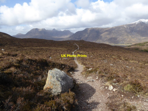 Photo 6"x4" Moorland path above Allt Coire Roill Annat\/NG8954 c2017
