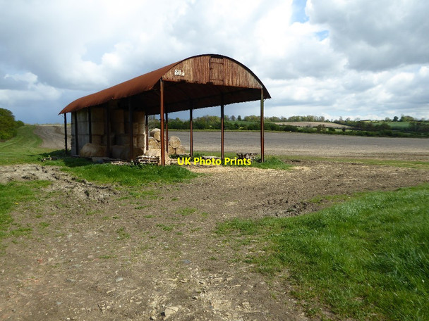 Photo 6"x4" Dutch barn near Little Honington Honington\/SP2642 c2017