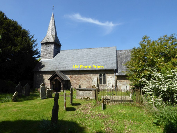 Photo 6"x4" Ashford Bowdler church Ashford Bowdler c2017