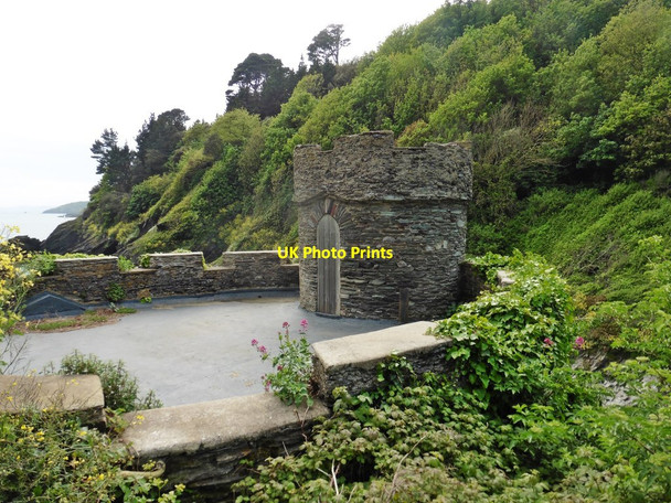 Photo 6"x4" Turret, above Down End Dartmouth c2017