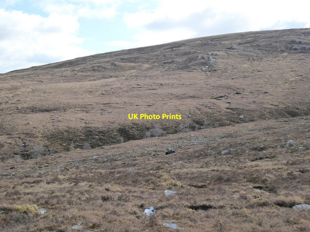 Photo 6"x4" ATV crossing moorland by the Allt Gharagain Allt Gharagain c2017