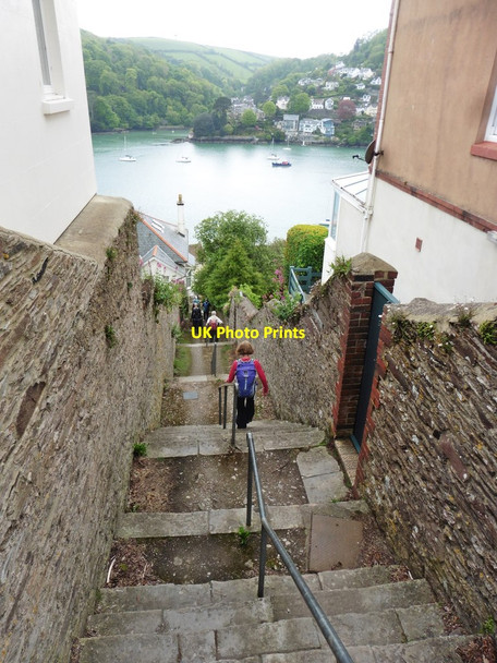 Photo 6"x4" Steps down to the harbour Dartmouth c2017
