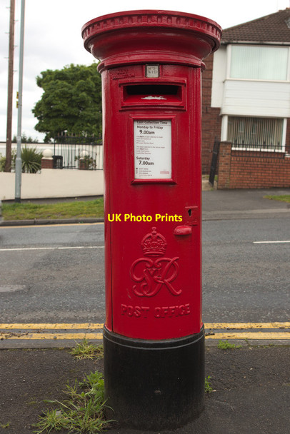 Photo 6"x4" George VI Postbox, Dixon Lane, Lower Wortley Green Side\/SE2732 c2017