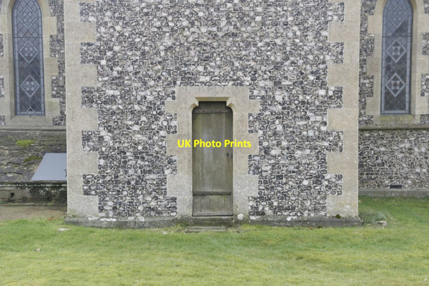 Photo 6"x4" Door in the Belltower Stoke Row c2017