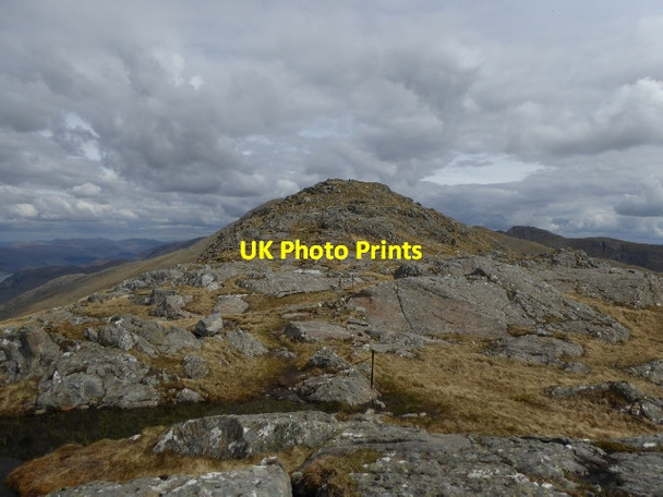 Photo 6"x4" Old fence on the approach to Beinn Gharbh Beinn Gharbh\/NM9288 c2017