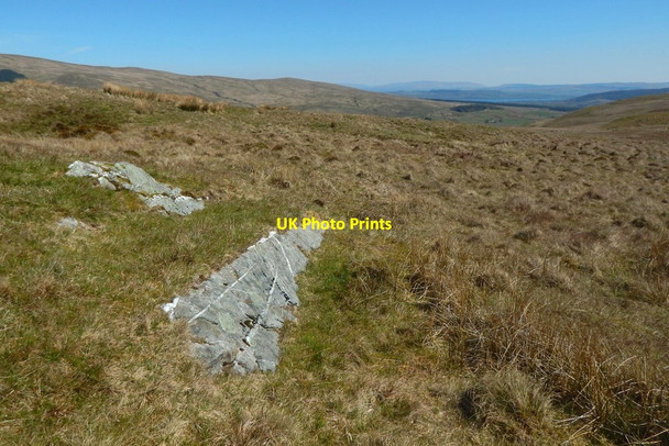 Photo 6"x4" Rock outcrops on the moor Shandon\/NS2586 c2017