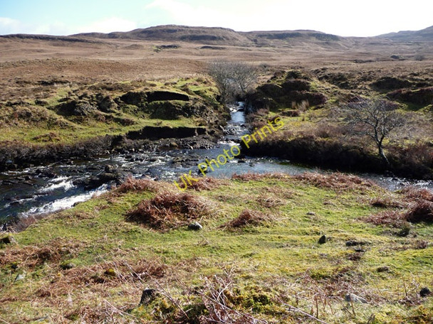 Photo 6"x4" Confluence of the Osdale River and the Abhainn Easa Dhuibh Greep c2009