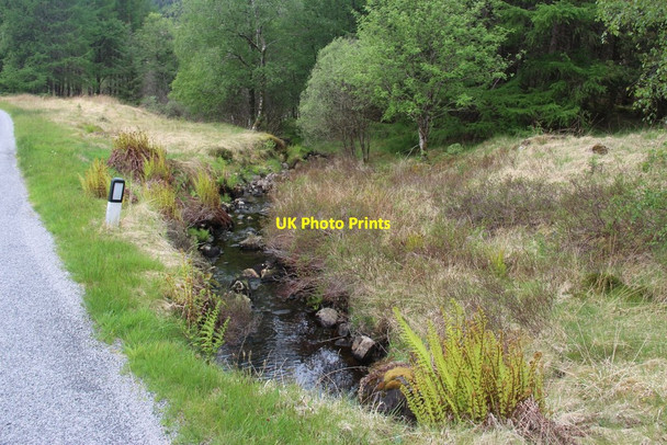 Photo 6"x4" A small burn by the B8074, Glen Orchy Bridge of Orchy c2017