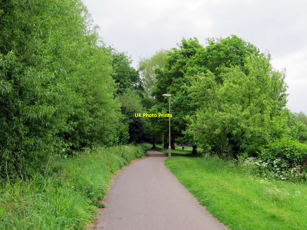 Photo 6"x4" Barracks Lane in Cowley Temple Cowley c2017