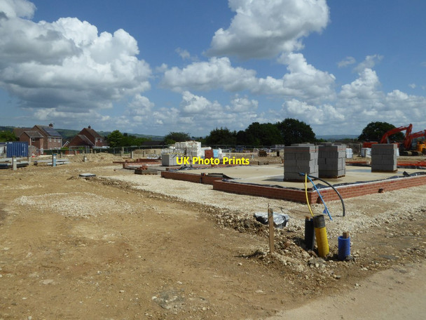 Photo 6"x4" Building work begins Church End\/SO8936 c2017