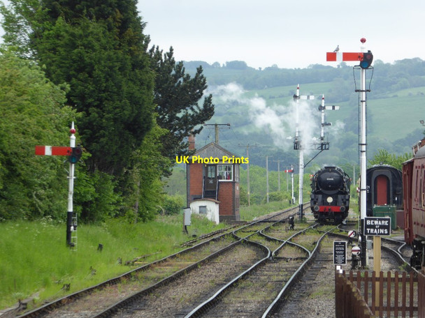 Photo 6"x4" Steam locomotive at Toddington Didbrook c2017
