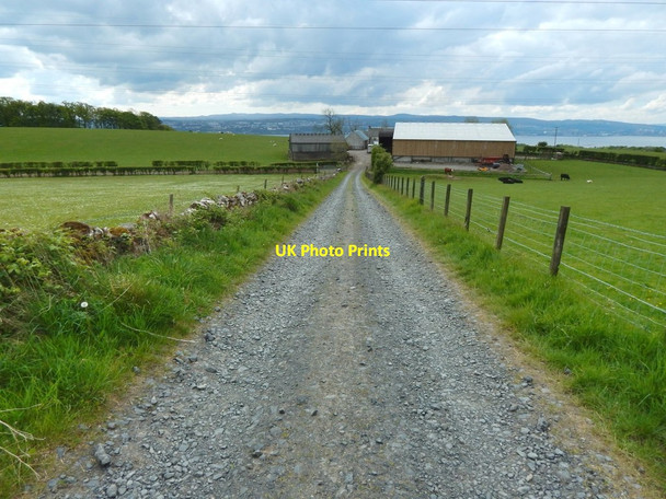 Photo 6"x4" Track to High Milndovan Cardross\/NS3477 c2017