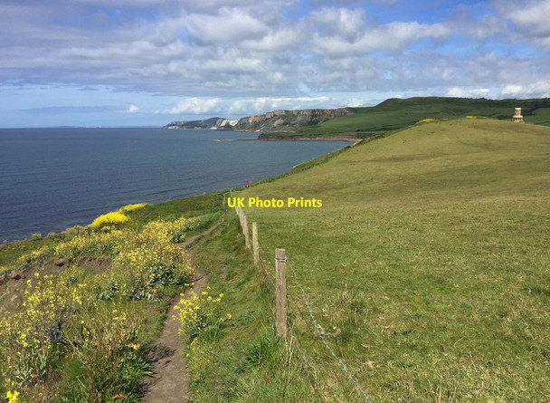 Photo 6"x4" South West Coast Path at Kimmeridge Bay Kimmeridge c2017