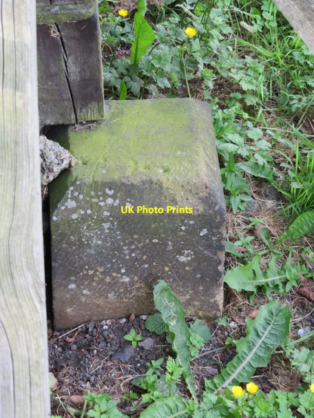 Photo 6"x4" Chester Castle perimeter War Department Boundary Stone #20 Chester c2016