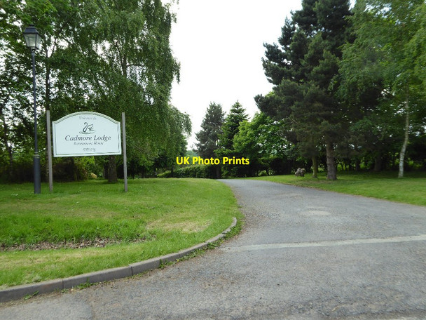 Photo 6"x4" Entrance to Cadmore Lodge Berrington Green c2017