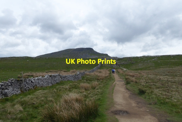 Photo 6"x4" Path over Brackenbottom Scar Brackenbottom c2017