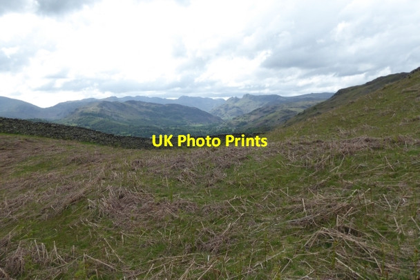 Photo 6"x4" Wall on Loughrigg Ambleside c2017