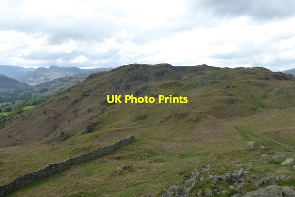 Photo 6"x4" Wall on Loughrigg Ambleside c2017