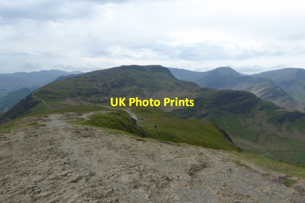 Photo 6"x4" Summit of Catbells Little Town\/NY2319 c2017