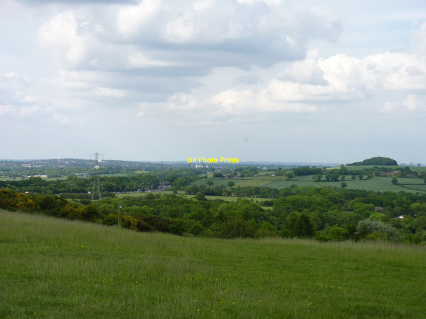 Photo 6"x4" Frankley from Waseley Hill, Rubery, Worcestershire Frankley Hill c2017