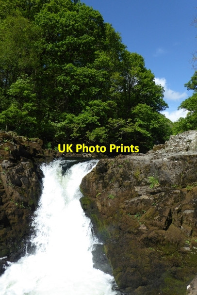 Photo 6"x4" Skelwith Force Skelwith Bridge c2017