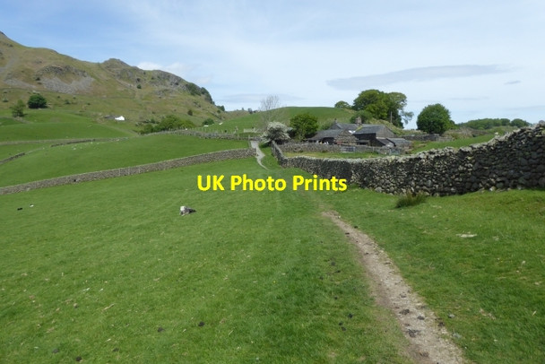 Photo 6"x4" Path to High Birk Howe Little Langdale c2017