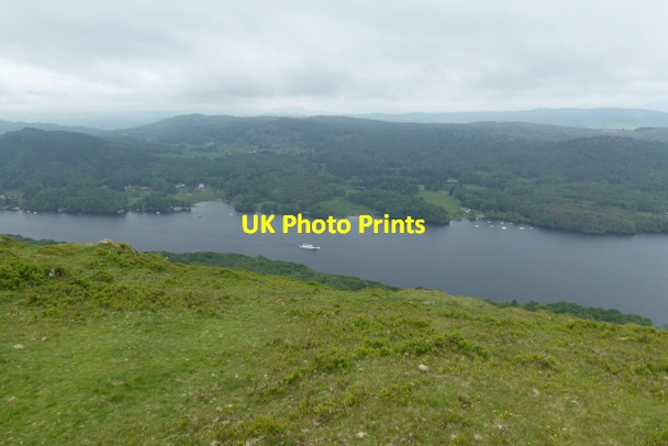 Photo 6"x4" View from partway up Gummer's How Lakeside\/SD3787 c2017