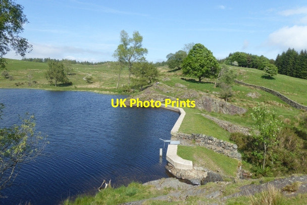 Photo 6"x4" Tarn outflow Far Sawrey c2017