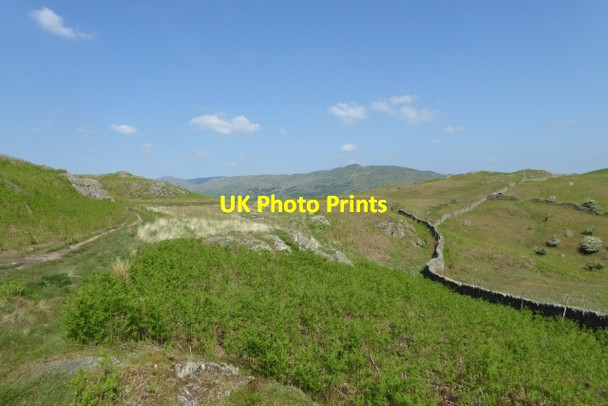 Photo 6"x4" Paths on Loughrigg Ambleside c2017
