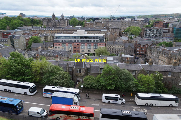 Photo 6"x4" View south from Edinburgh Castle Esplanade Edinburgh c2017