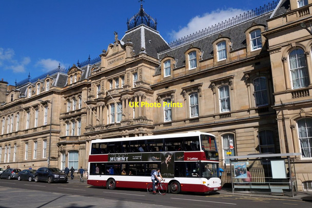 Photo 6"x4" Bus outside the Crown Office, Chambers Street, Edinburgh Edinburgh c2017